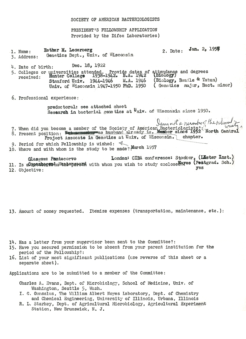 d0108 SocAmBacteriol Presidents Fellowship App 1-2-57 58